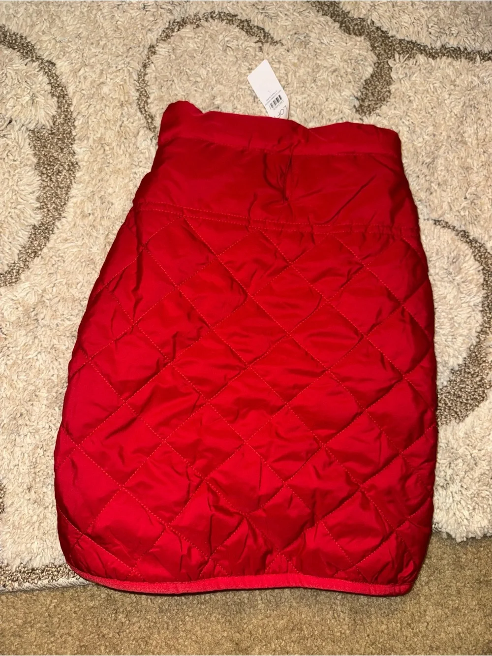 LOFT Dog Red Puffer Jacket NWT
